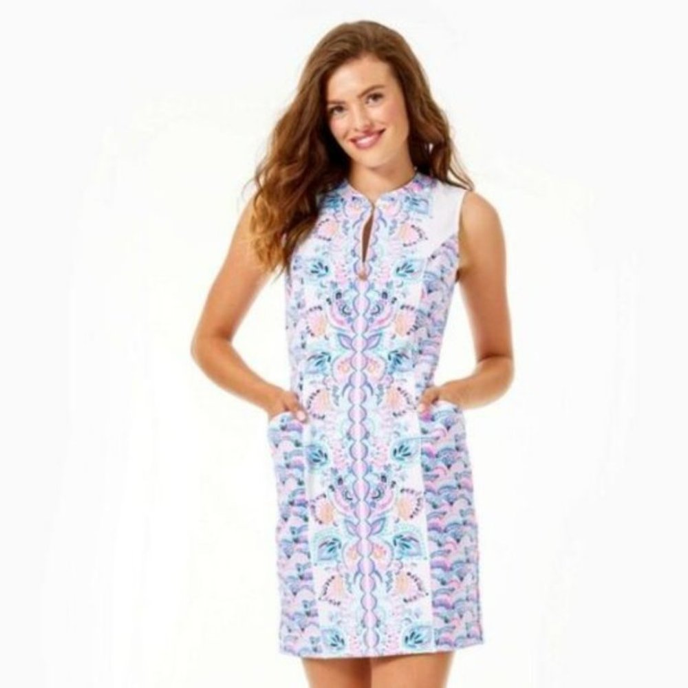 NWT Lilly Pulitzer $178 UPF 50+ Luxletic Courtney Dress sz 2